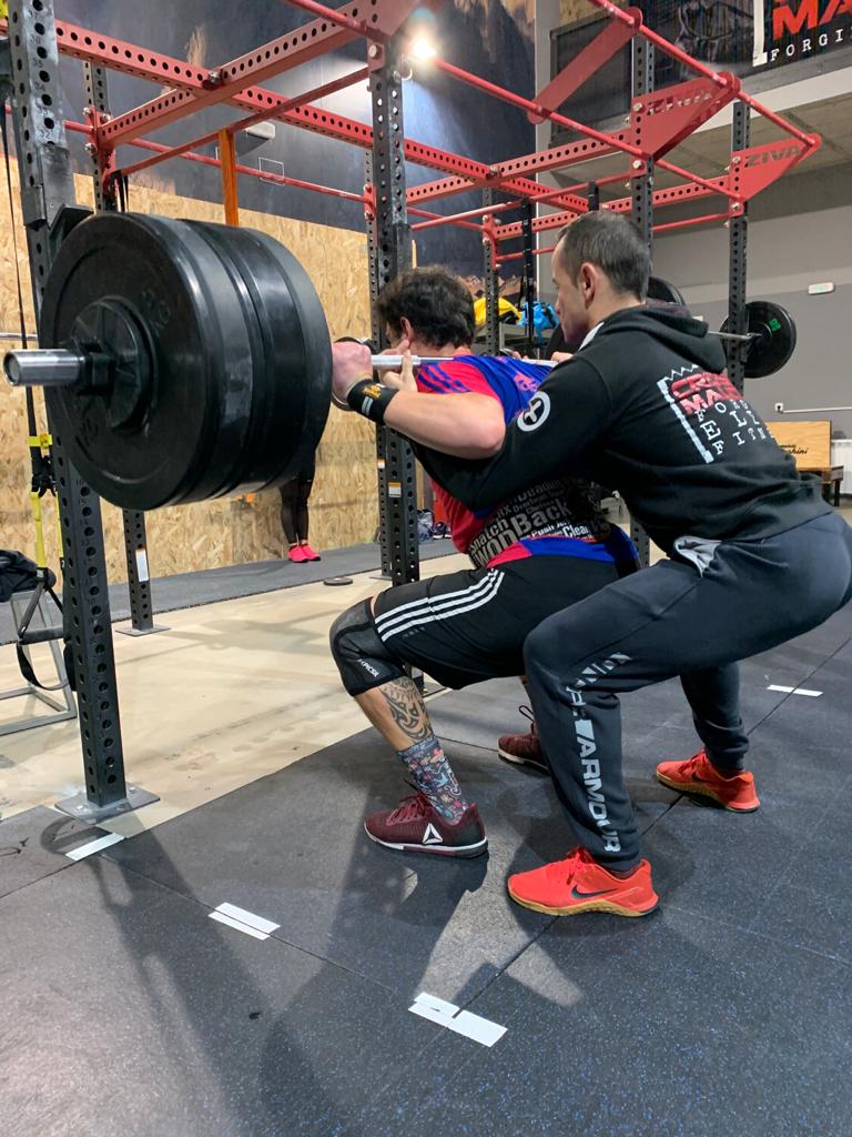 Atleta haciendo ejercicio en Box Maliciosa